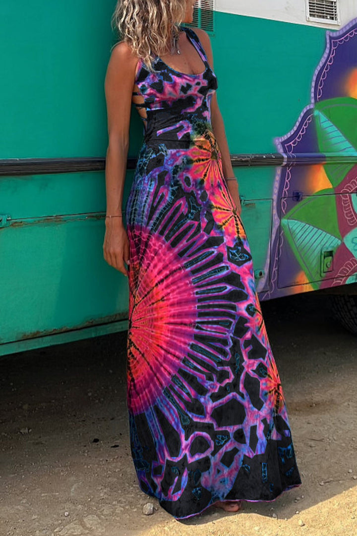 SOLENYA – SEXY COLLEGE PRINT BACKLESS