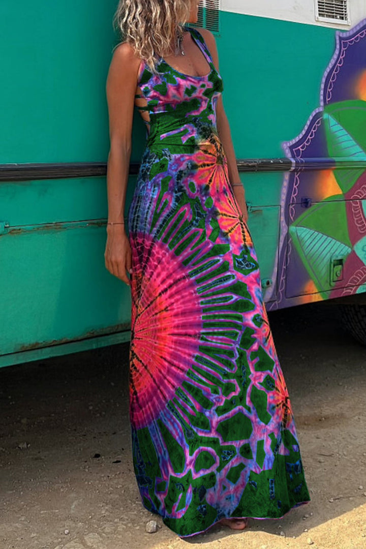 SOLENYA – SEXY COLLEGE PRINT BACKLESS