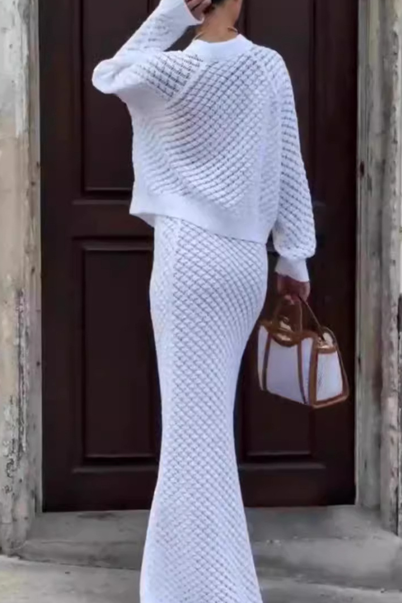 ELITHA – DAILY ELEGANT HOLLOW-OUT TWO-PIECE SET