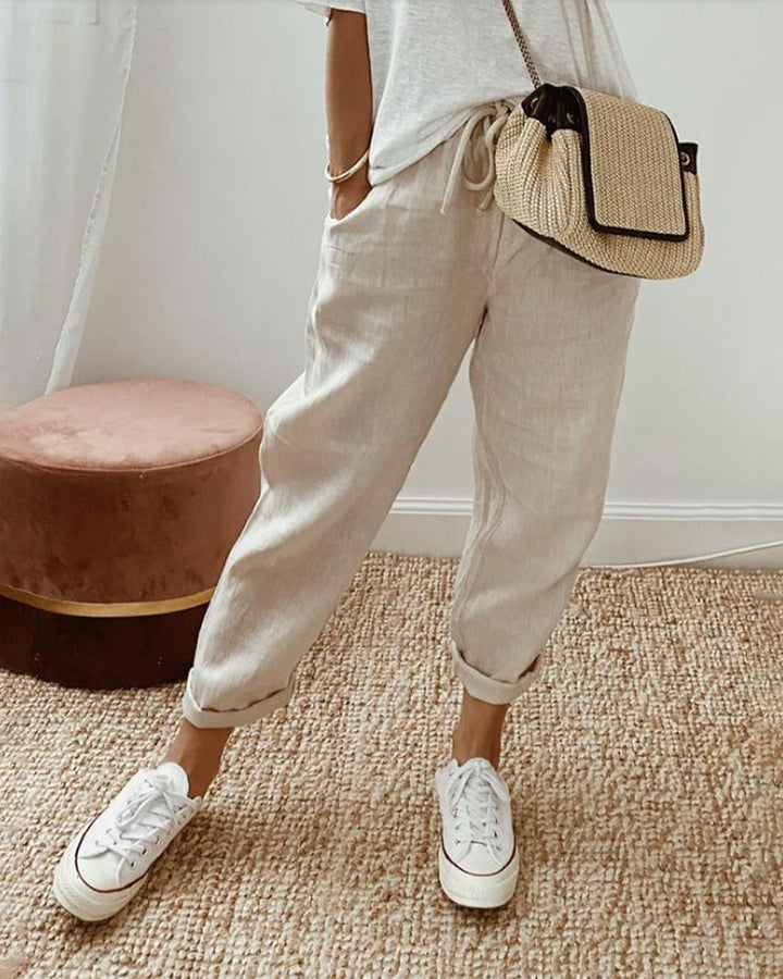 Ely - Anti Sweat Luxe Linen Pants