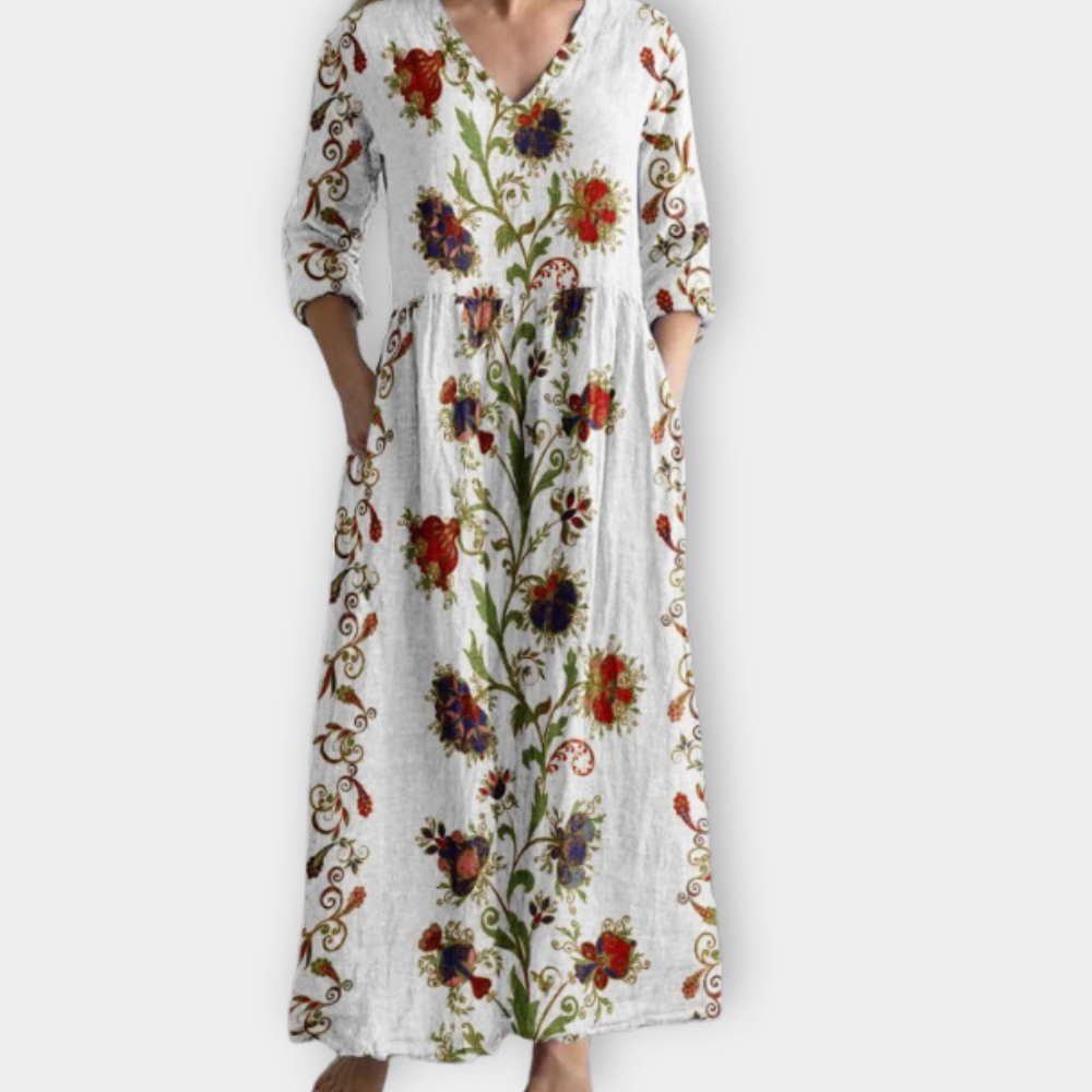 Floriah - Boho Maxi Dress Made of Soft Premium Fabric