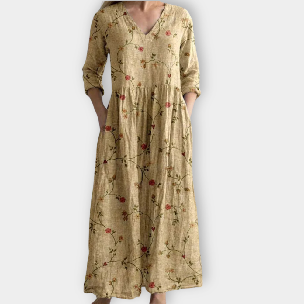 Marzena - Boho Maxi Dress Made of Soft Premium Fabric