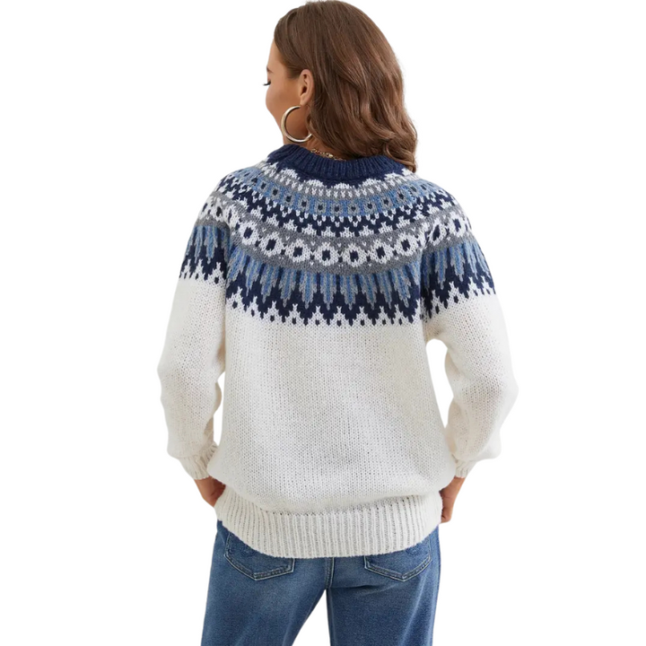 Sweater with Icelandic pattern