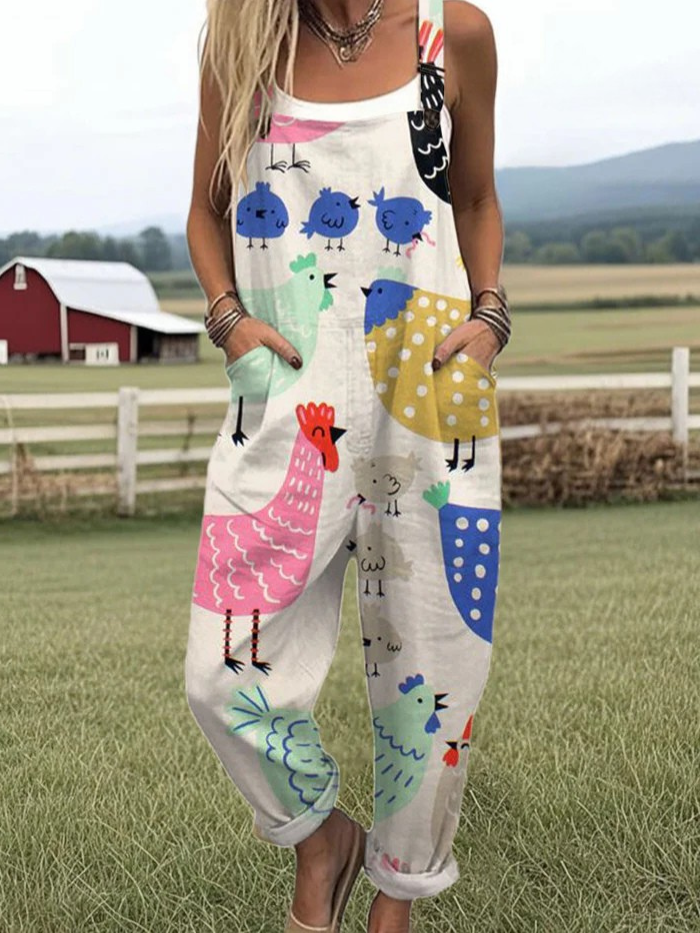 SOPHIA – HERITAGE FLOW WIDE-LEG JUMPSUIT