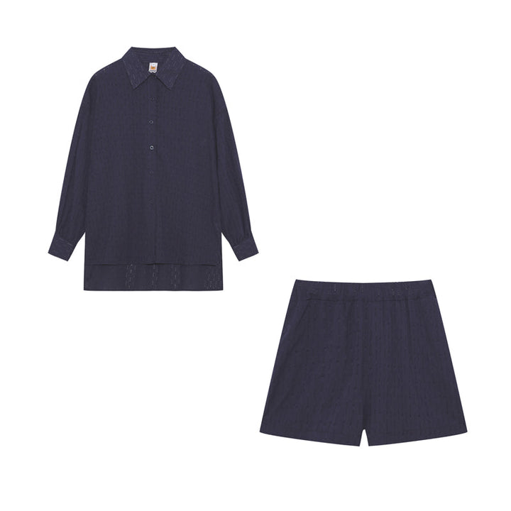 Elizabeth - Breezy Shirt And Shorts Set