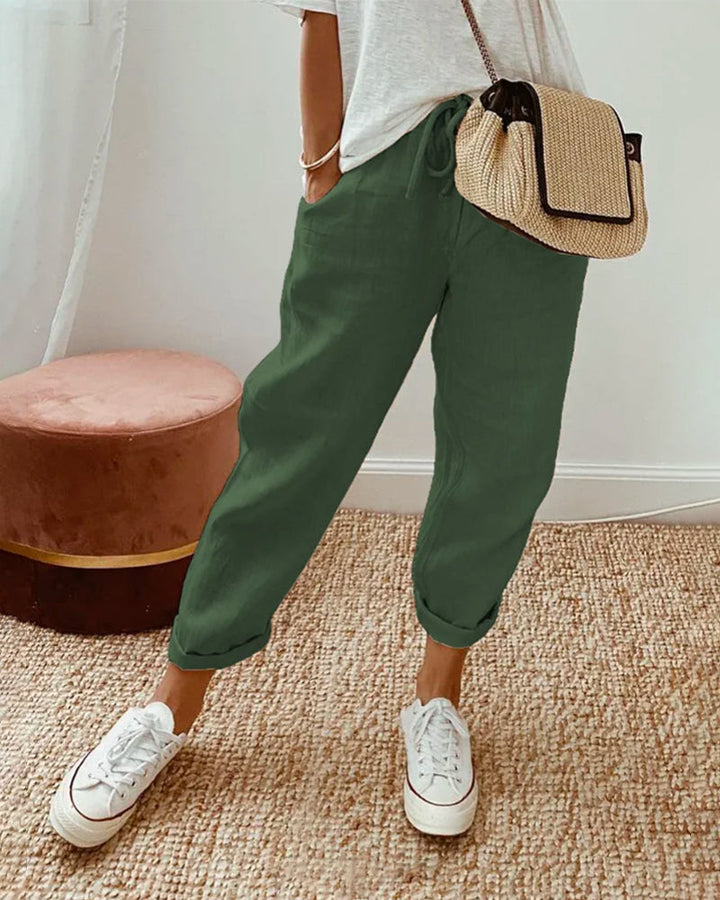 Ely - Anti Sweat Luxe Linen Pants