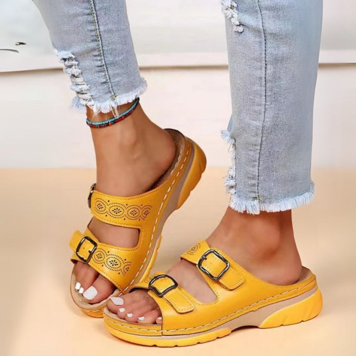 Diora | Orthopedic Leather Sandals