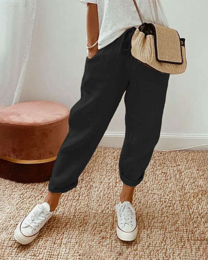 Ely - Anti Sweat Luxe Linen Pants