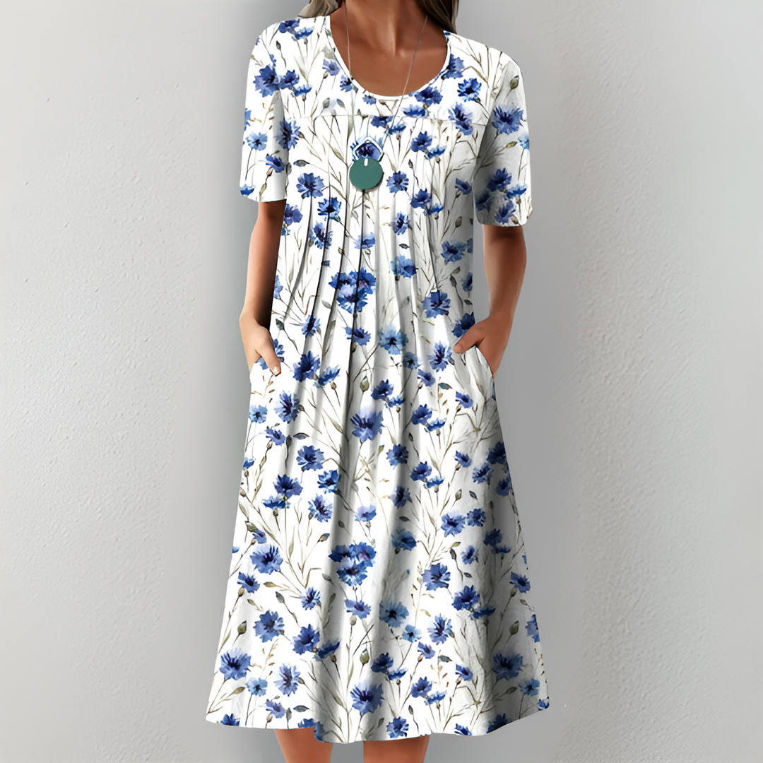 ELARINYA – TIMELESS BLOOM FLORAL DRESS