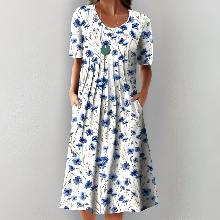 ELARINYA – TIMELESS BLOOM FLORAL DRESS