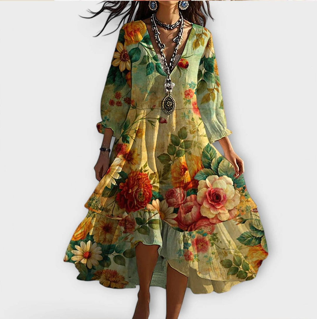 AVELINORAH – ELEGANT DRESS WITH VINTAGE CHARM