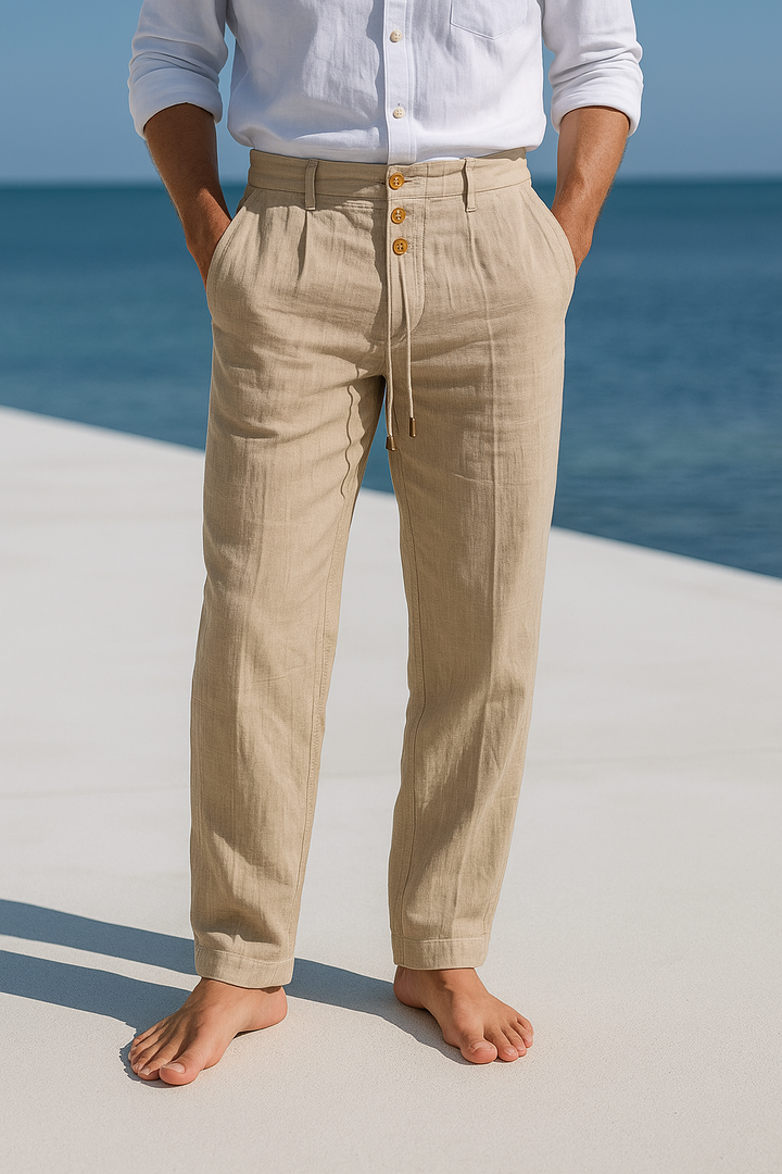 EDWARD – PREMIUM LINEN TROUSERS