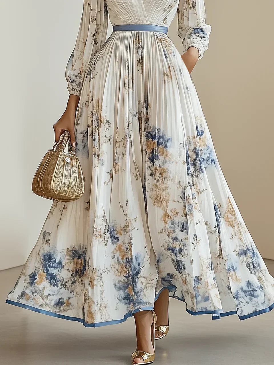 Bristol - Floral Patchwork Bohemian Maxi Dress