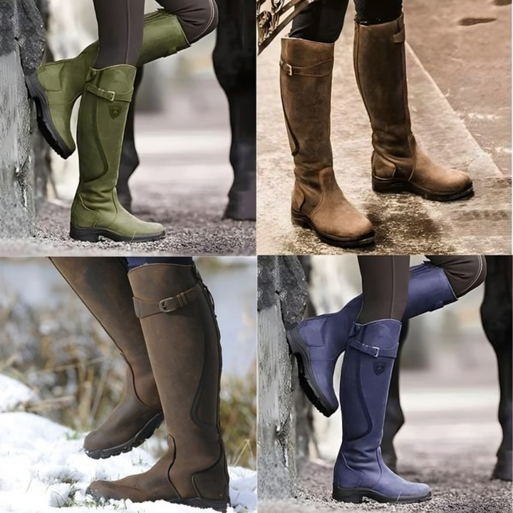 SAELA – LEATHER STYLISH BOOTS