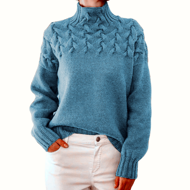 Elena - Warm Knitted Turtleneck