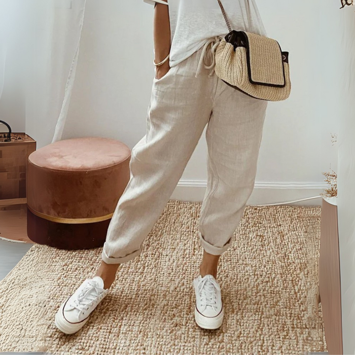 Ely - Anti Sweat Luxe Linen Pants