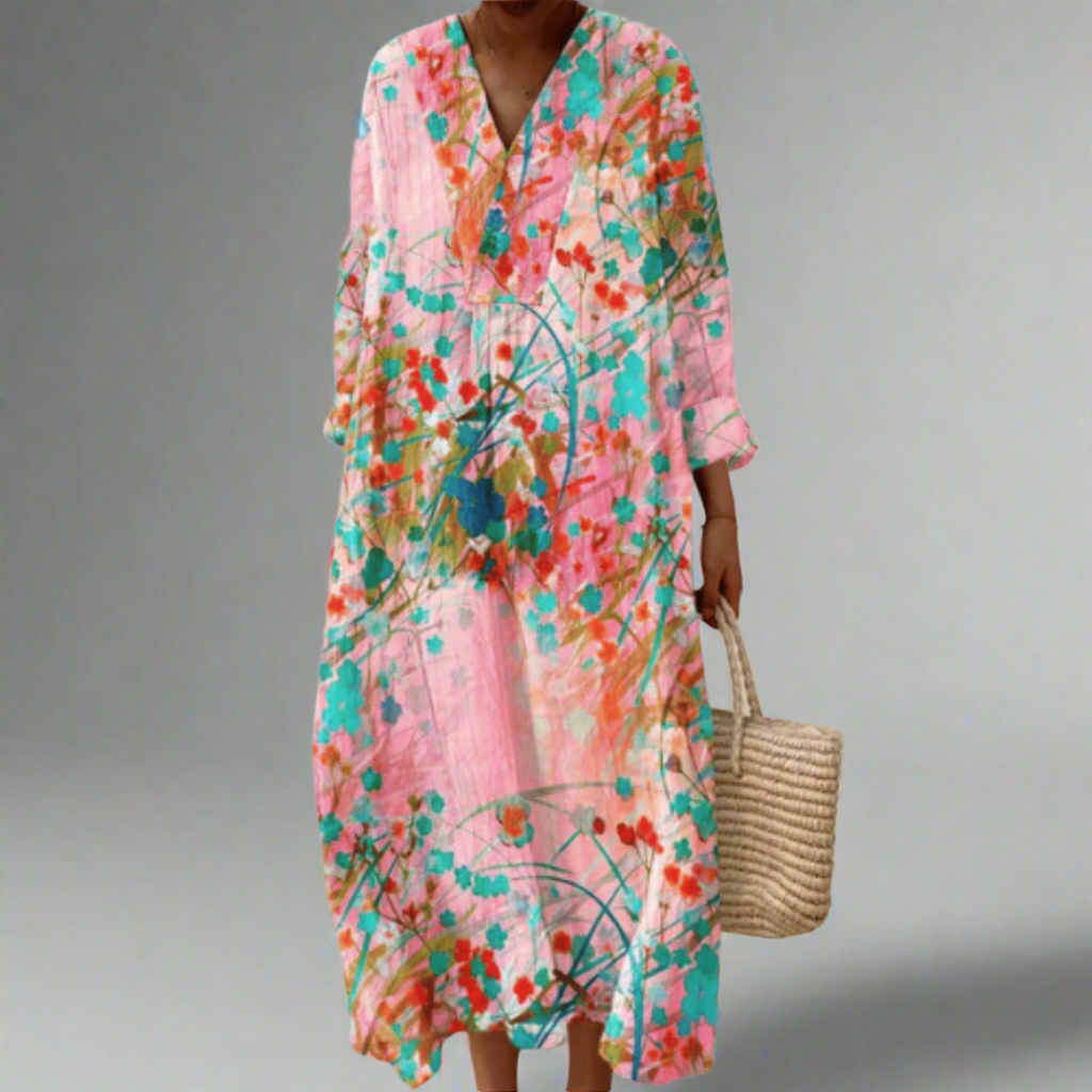 Amy - Elegant Geometric Dress