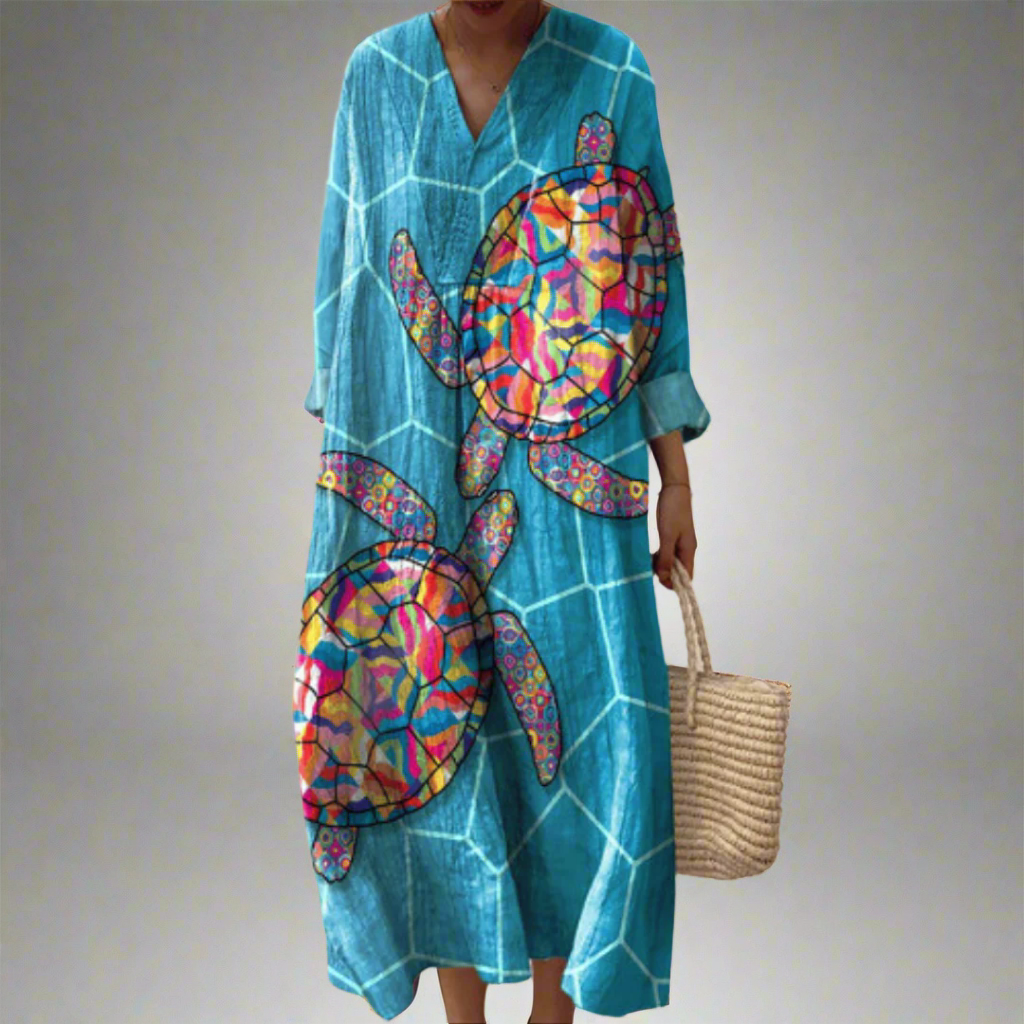 Kathrin - Elegant Geometric Dress