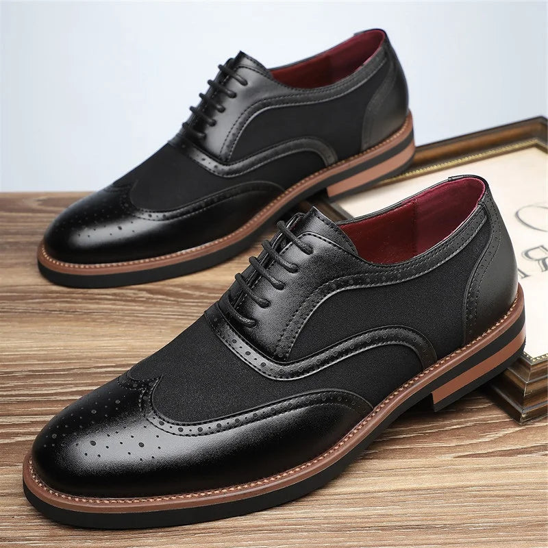 Brookfield Leather & Suede Oxfords