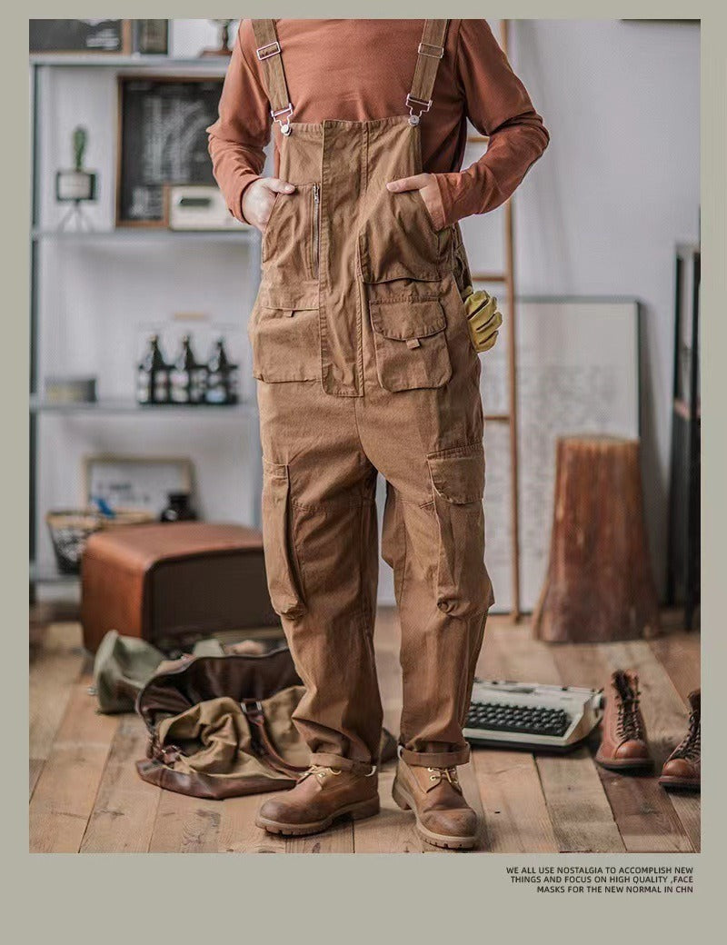 Craftsman Dungarees with Patch Pockets for Men