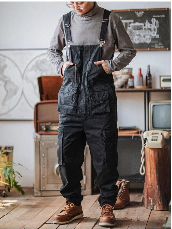 Craftsman Dungarees with Patch Pockets for Men