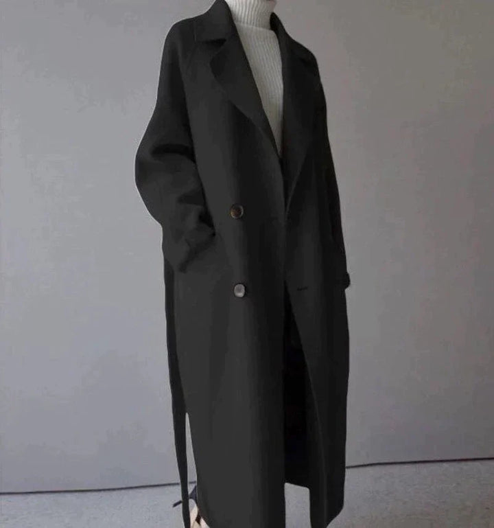 Ella - Longline Wool Coat