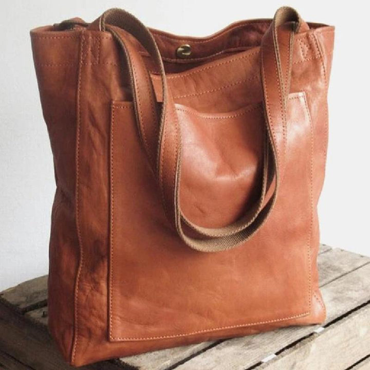 Ella - Classic Leather Tote