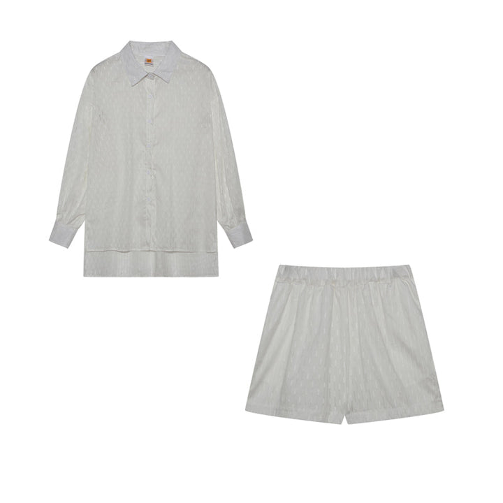 Elizabeth - Breezy Shirt And Shorts Set