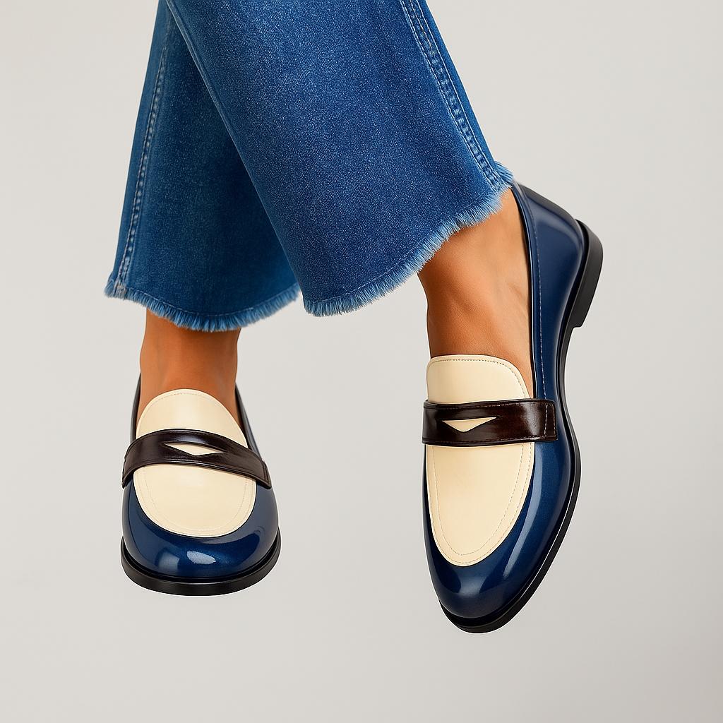 Claudia - Contrast Loafers