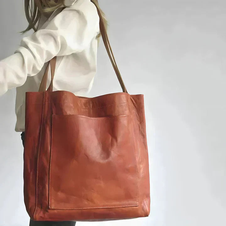 Ella - Classic Leather Tote