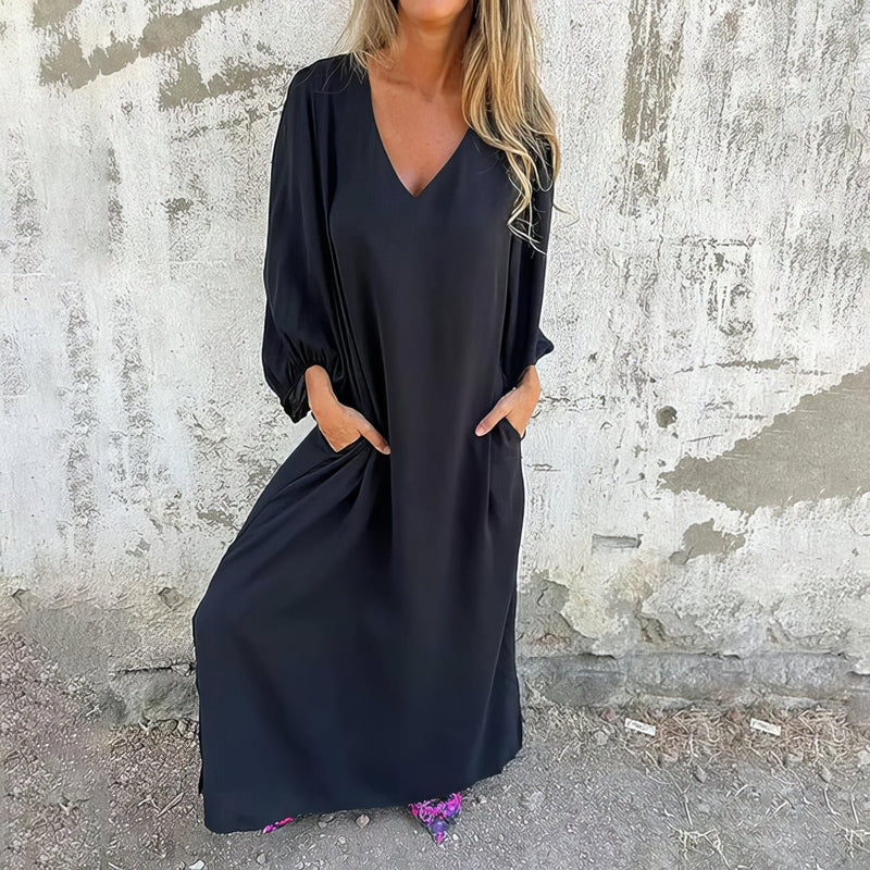 Ella | Long Boho Dress With Pockets