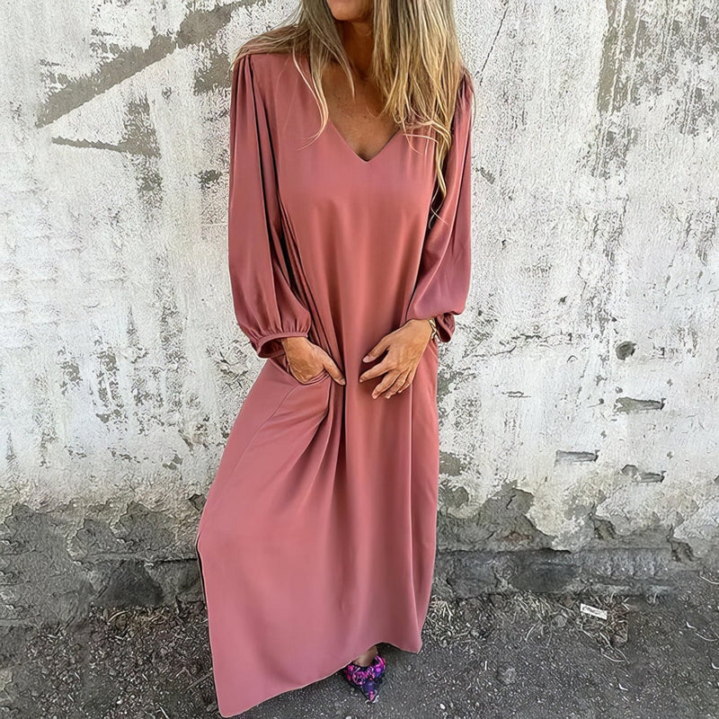 Ella | Long Boho Dress With Pockets