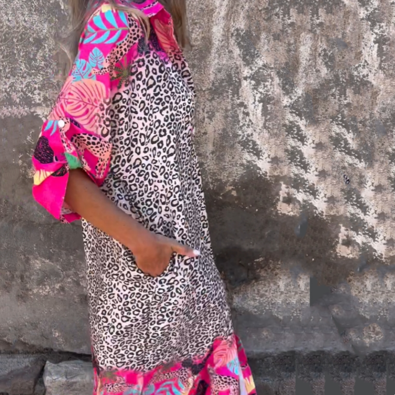 SKYLA – LEOPARD MAXI DRESS