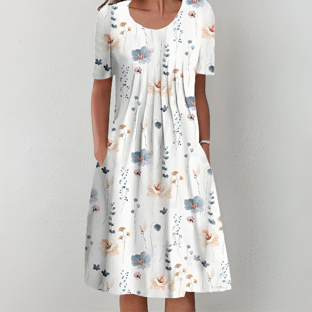 ELARINYA – TIMELESS BLOOM FLORAL DRESS