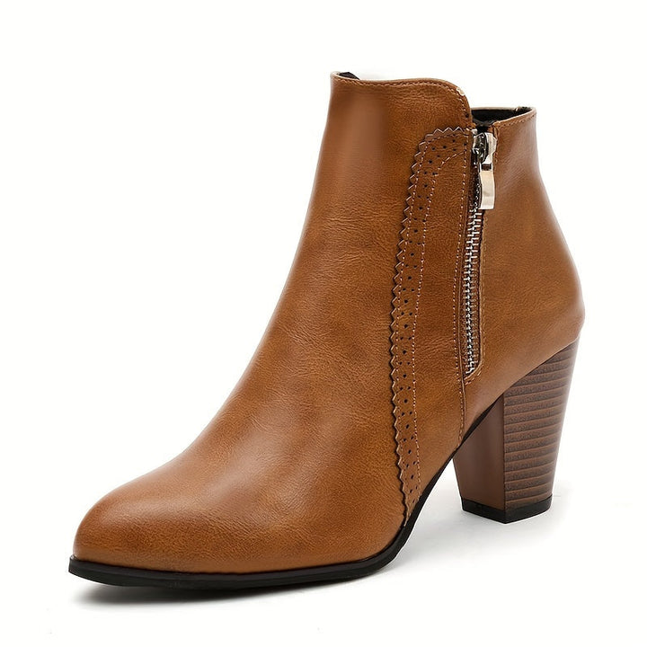 ZOFIE – HIGH HEEL BOOTS WITH SIDE ZIPPER