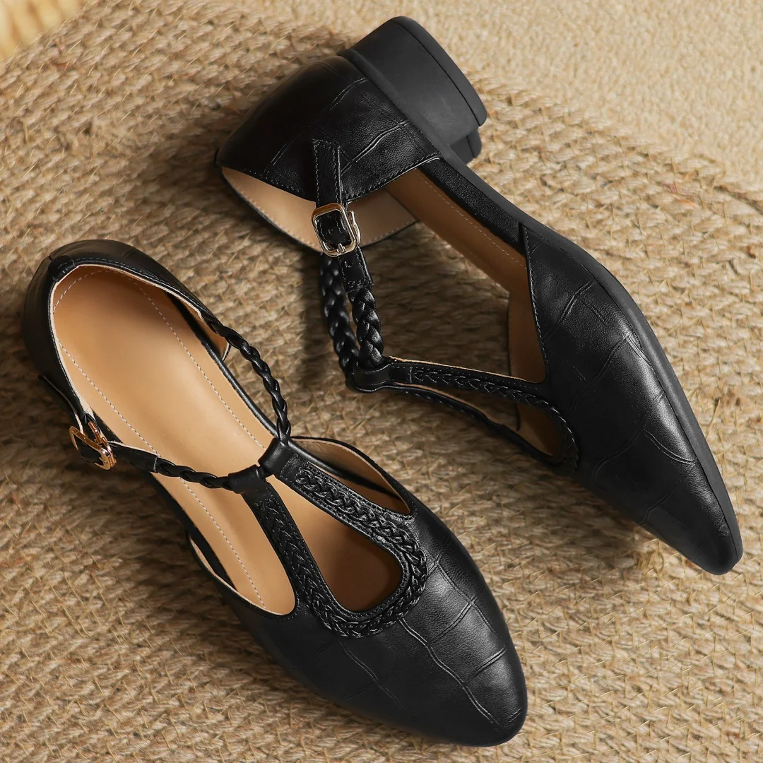 AZARIENNE – KEPA LEATHER MARY JANES