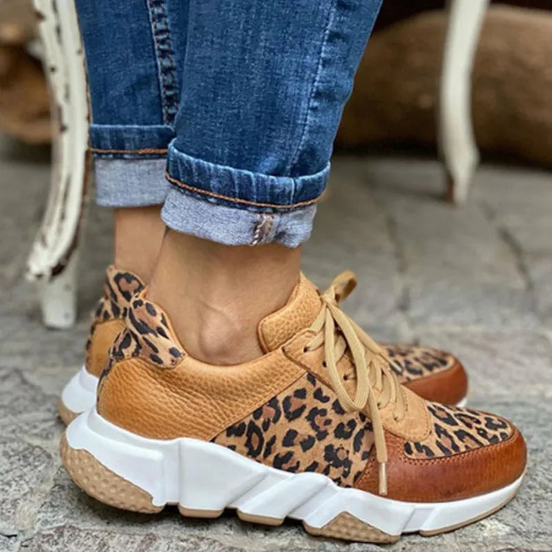 AURIVYNNA – COMFORTABLE LEOPARD SNEAKERS