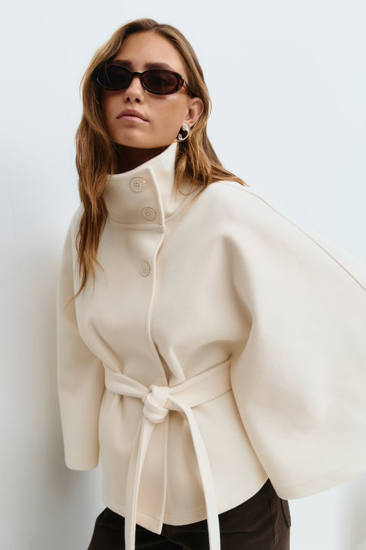 EVELYRAEN – ELEGANT WOMEN’S BELTED COAT