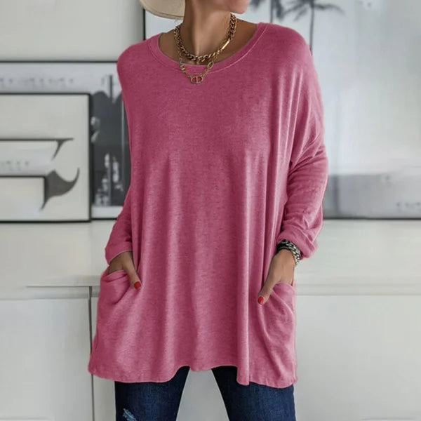 Sabrina - Relaxed Pocket Knit Sweater