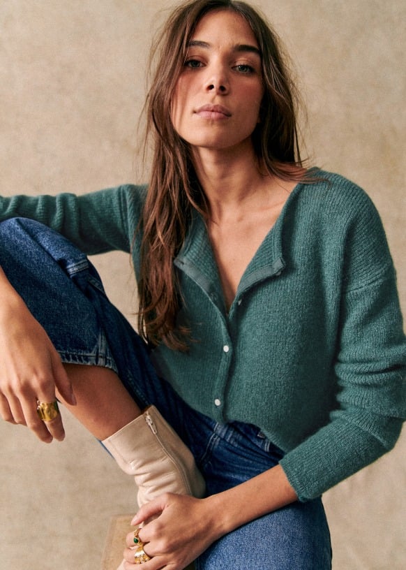 AURAZELYNN – HERITAGE COZY KNIT CARDIGAN