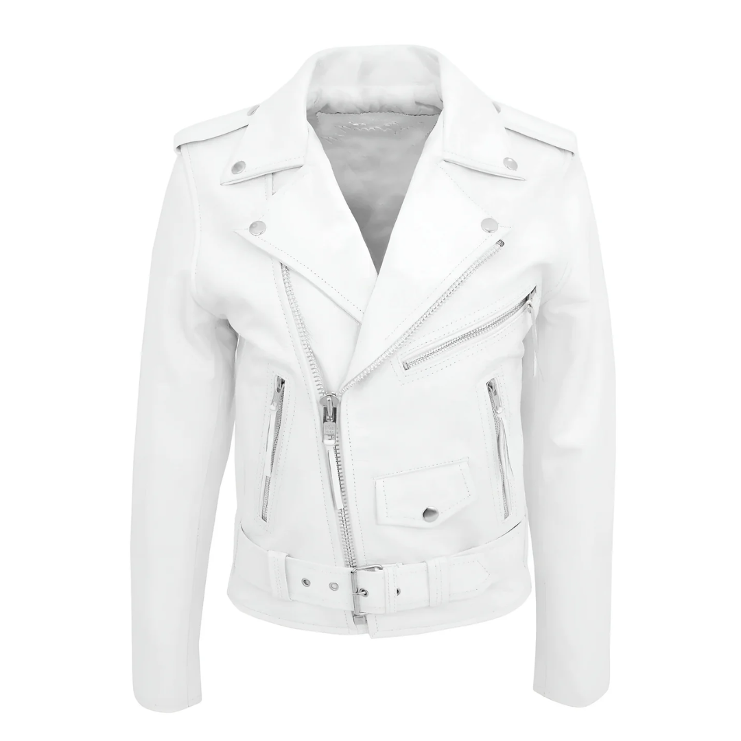RAY – CLASSIC LEATHER BIKER JACKET