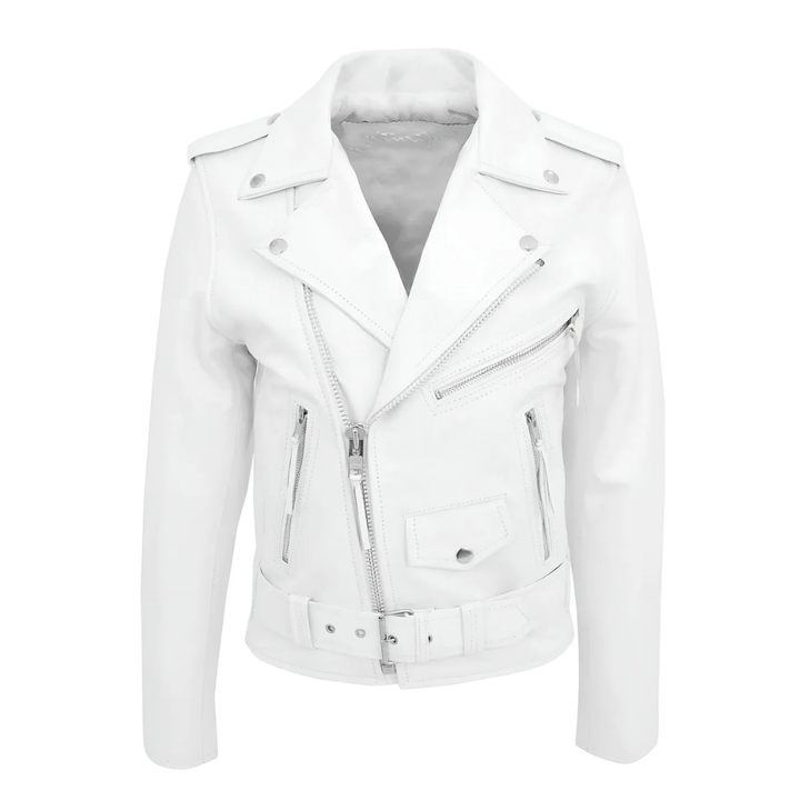 RAY – CLASSIC LEATHER BIKER JACKET