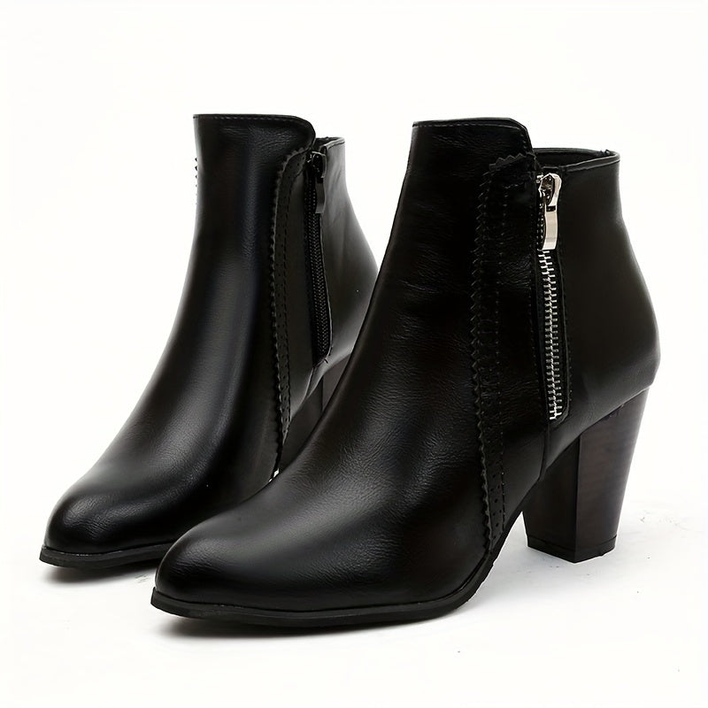 ZOFIE – HIGH HEEL BOOTS WITH SIDE ZIPPER