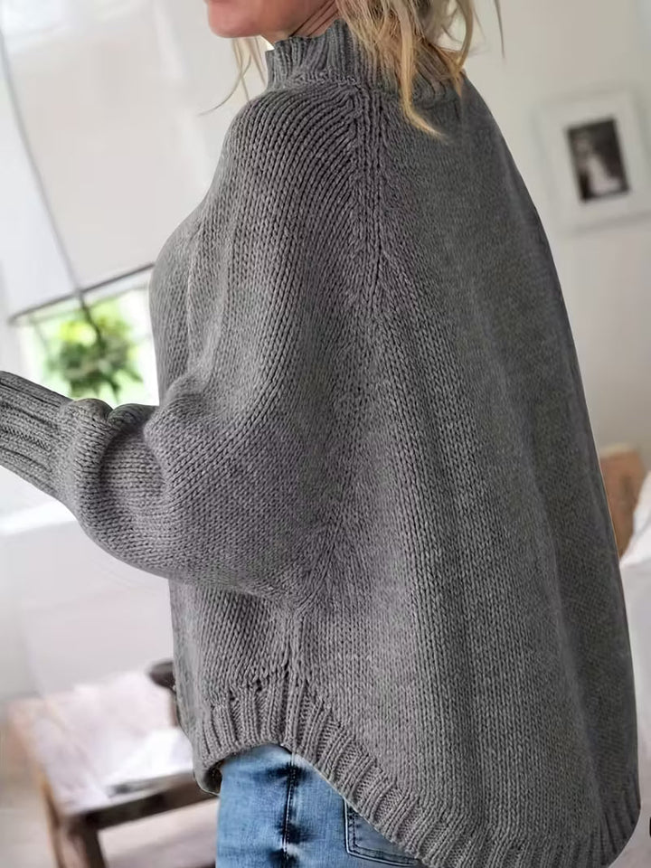 PAMELLA – CABLE KNIT OVERSIZED SWEATER