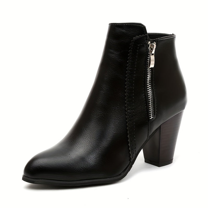 ZOFIE – HIGH HEEL BOOTS WITH SIDE ZIPPER