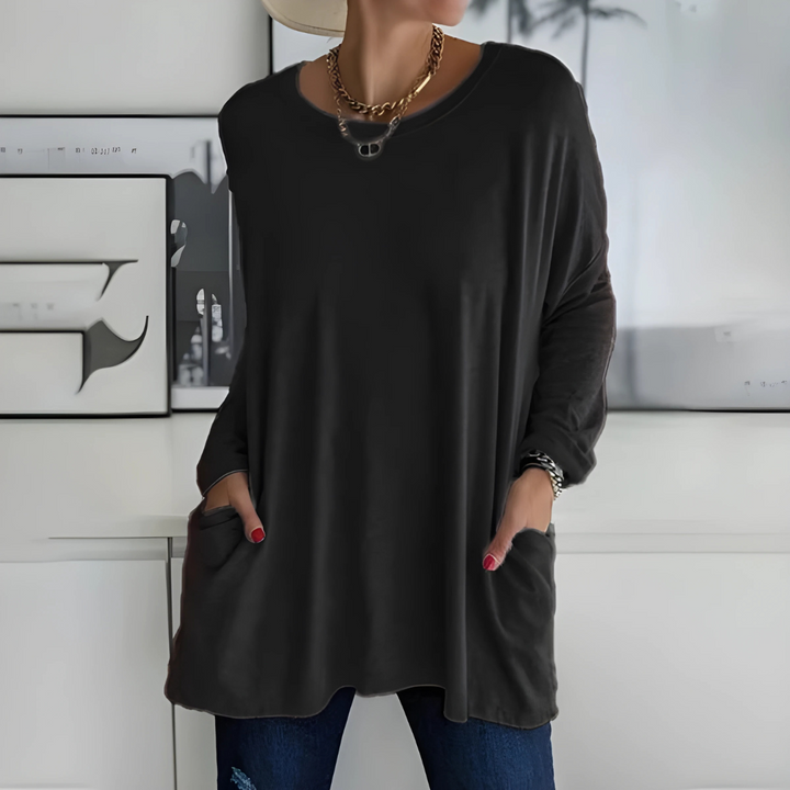 Sabrina - Relaxed Pocket Knit Sweater