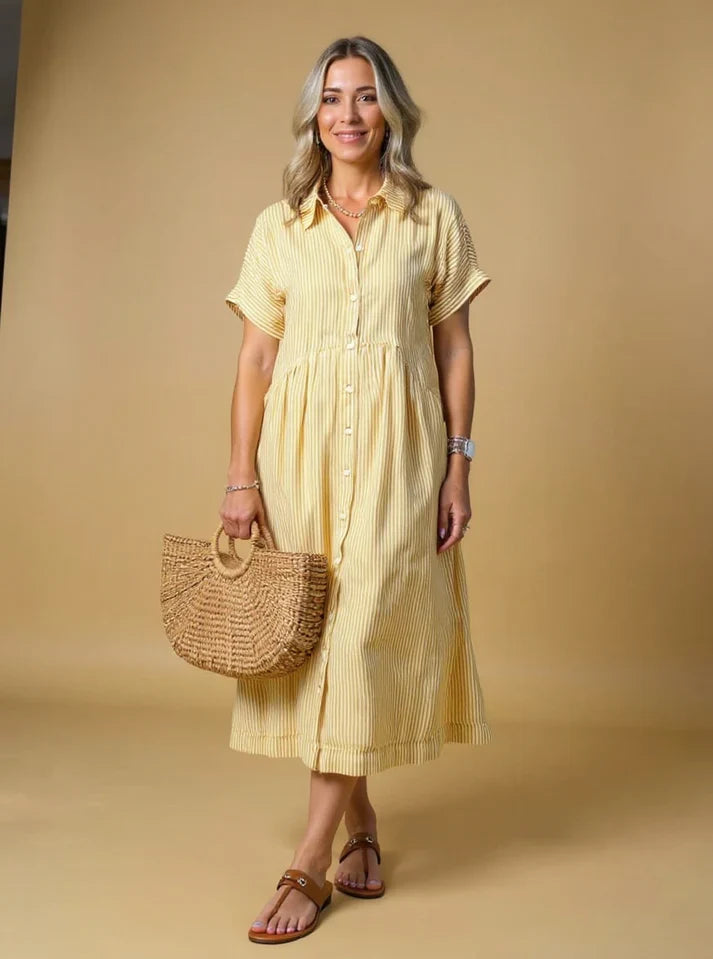 AURELIE – CHIC STRIPED DRESS WITH TIMELESS STYLE