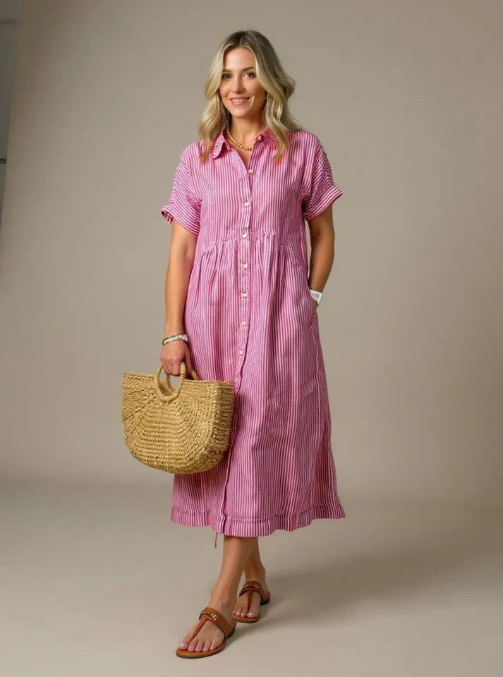 AURELIE – CHIC STRIPED DRESS WITH TIMELESS STYLE
