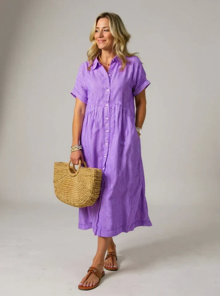 AURELIE – CHIC STRIPED DRESS WITH TIMELESS STYLE