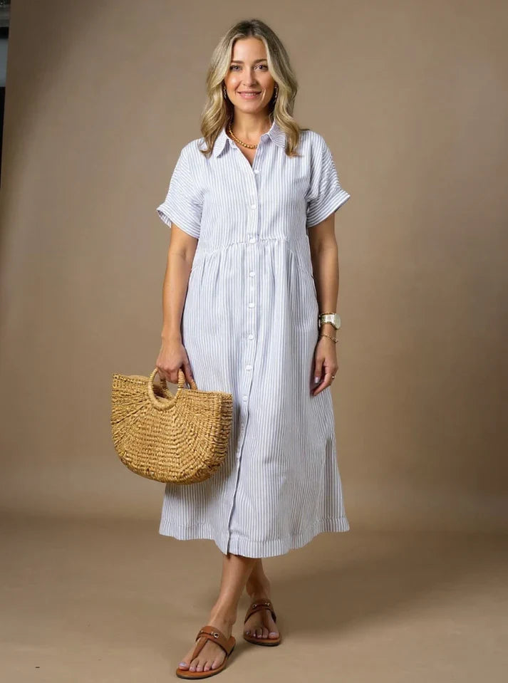 AURELIE – CHIC STRIPED DRESS WITH TIMELESS STYLE
